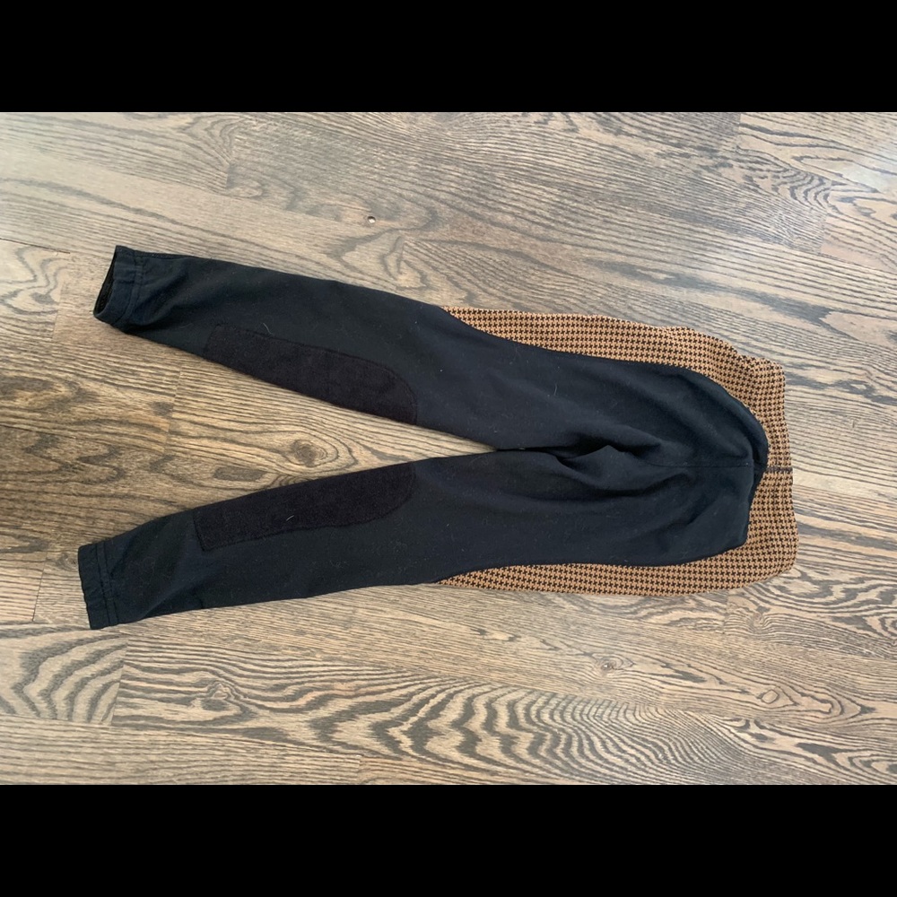 EUC kerrits brown hound tooth tights